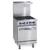 Imperial Gas Restaurant Range – 24″ 4 Burner