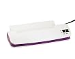 Purple Cows Hot and Cold Laminator, Includes 100 3 mil Hot Pockets, Assorted Sizes (3016c)