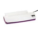 Purple Cows Hot and Cold Laminator, Includes 100 3 mil Hot Pockets, Assorted Sizes (3016c)