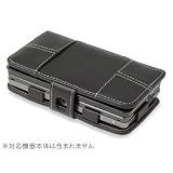 PDAIR レザーケース for ニンテンドー3DS 横開きタイプ(ブラック) PALC3DSB/BL