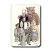 Londons Times Funny Panel Hollywood Cartoons - Grizzly Adams Family - Light Switch Co...