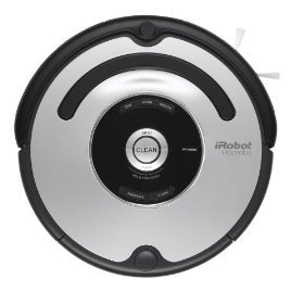 iRobot 560 Roomba Vacuuming Robot, Black and Silver