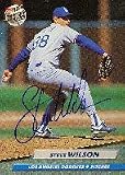 Steve Wilson, Los Angeles Dodgers, 1992 Fleer Ultra Autographed Card