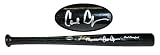 Black Mini-Bat (serial-numbered to 50) signed by Tampa Bay Devil Rays Carl Crawford