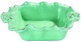 Fleur De Lis Square Casserole Celadon