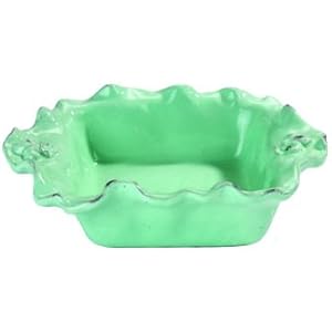 Fleur De Lis Square Casserole Celadon by Cross