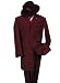 BURGUNDY FASHION ZOOT SUIT WITH TONE ON TONE STRIP