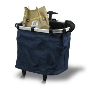 Reusable Shopping Cart Tote Back Saving Rolling Tote Trolley