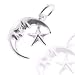 925 Sterling Silver Jewelry, Moon Star Fancy Charm, Adjustable Fit, Plus Free Special Gift Pouch 925 Sterling Silver Jewelry, Moon Star Fancy Charm, Adjustable Fit, Plus Free Special Gift Pouch