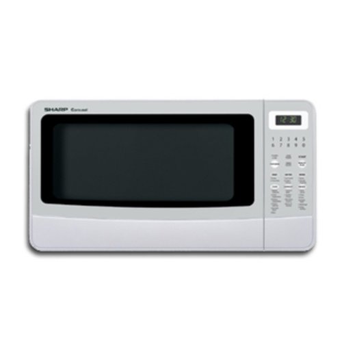 Sharp R-410LW Carousel 1-2/5-Cubic-Foot Family-Size Microwave Oven, White