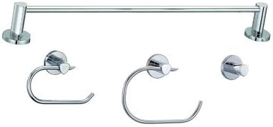 AIW 4-Piece Bathroom Accessory Pack in Chrome