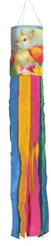 Toland Home Garden 162468 Bunny Tulip Windsock, 6 by 42