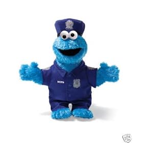 Sesame Street Police Officer Cookie Monster NYPD by 