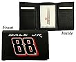 Dale Earnhardt Jr. #88 Embroidered Leather Tri-Fold Wallet - NASCAR Sports Merchandise
