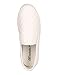 Breckelles DH58 Women Leatherette Quilted Round Toe Platform Slip On Sneaker - White