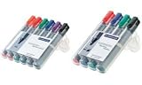 STAEDTLER Lumocolor Flipchartmarker 356, Rundspitze Flipchartmarker sort. 6er Etui RUNDSPITZE