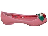 Women's Twenty10 Licensed Sanrio Hello Kitty Jasmin Cherries Ballerina Flats Vegan Shoes Pink