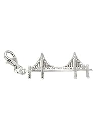 Rembrandt Charms Golden Gate Bridge Charm with Lobster Clasp