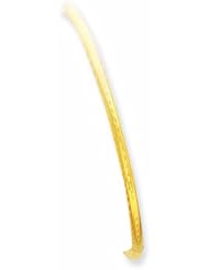 14k 3mm D/C Tube Bangle