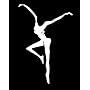 Dave Matthews Band Dancer - White Sticker Window Decal