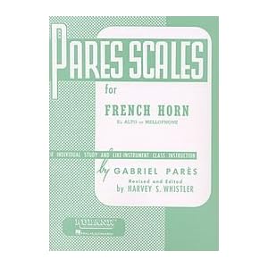 Hal Leonard Rubank Pares Scales for French Horn, E Flat Alto Or Mellophone