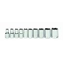 Williams 30922 10-Piece 1/4-Inch Drive Shallow 6 Point Socket Set