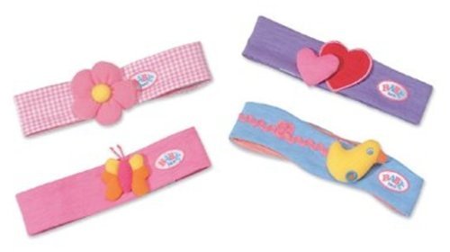 Childrens Toyshop  Spielwaren : Zapf - Baby born Stirnband, rosa mit Schmetterling