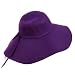 31 ZAhW9cnL. AA75  ELEGANT PURPLE WOOL WIDE BRIM DIVA STYLE FLOPPY HAT