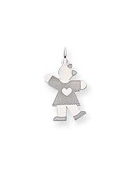 14k White Gold Kid Charm Cyber Monday Special