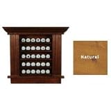 Golf Ball Memorabilia Cabinet (Natural) (22