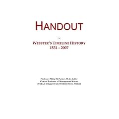 Handout: Webster's Timeline History, 1531 - 2007