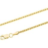 14K Yellow Gold Solid Wheat Chain - 24 inches