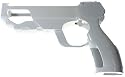 White Nintendo Wii Gun