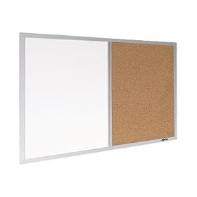 EXPO Organize Magnetic Dry Erase Combo Board 11" X 14"