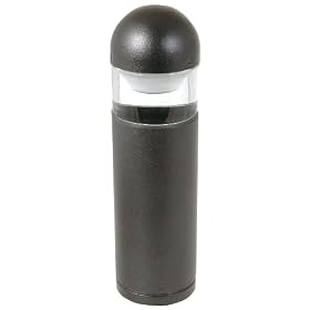 Moonrays 95836 Bollard-Style Low Voltage Metal Path Light Fixture,10-Watt bulb