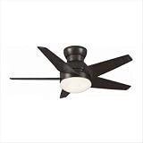 Casablanca Fan C35G45H Isotope Ceiling Fan in Brushed Nickel with 44" Espresso Blade Set