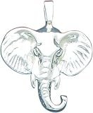 Sterling Silver Elephant Head Charm Pendant Jewelry New