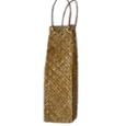 Hawaiian Lauhala Wine Carrier Tote Bag