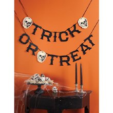 Trick or Treat Skeleton Garland