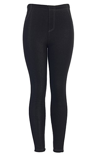 Heavy Weight High Quality Polar Fleece Lined Jean Leggings with EttelLut H.B