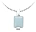 Kit Heath Sterling Silver 90Babo Womens Blue Cubic Zirconia Pendant + Chain