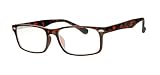 Clear Lens Geek Retro Unisex Glasses, Tortoise Brown Frame, Full UV Protection