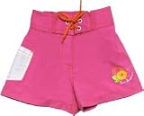 Girls Board Shorts - Marli Pink/White