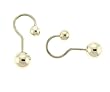 Stainless Steel Dangling Hook with Ball - 18G - Body Piercing / Earrings / Eyebrows - Sold as a Pair Stainless Steel Dangling Hook with Ball - 18G - Body Piercing / Earrings / Eyebrows - Sold as a Pair