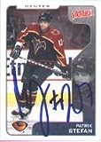 Patrik Stefan, Atlanta Thrashers, 2001 Victory Autographed Card