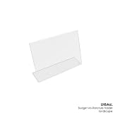 Click for more about A6 literature holder - landscape - LHBA6L - Pack of 15 - Displaysense.