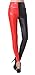W&Hstore Women PU High Waist Ankle Length Footless Legging Tight Pant