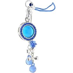 Gioielli Italy Fragrance Blue Round Scented Cell Phone Charm