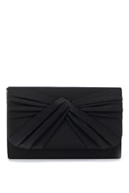 Twisted Pleat Clutch Bag