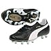 PUMA King XL i Firm Ground Football Boots - Black/White/Team Gold - UK Size 9